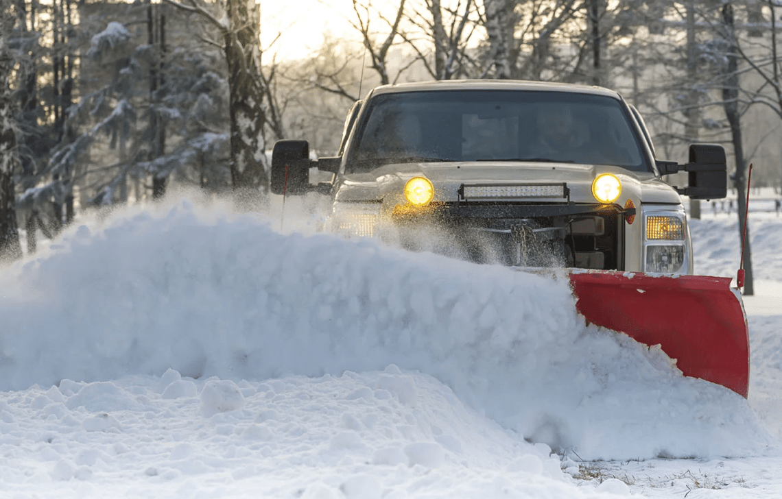 snow removal, simply green, services