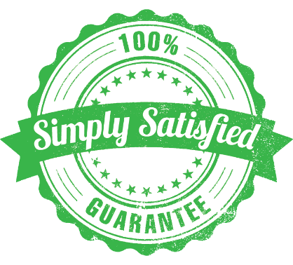 simply satisfied, simply green