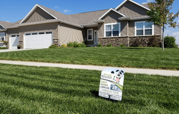 lawn fertilization and weed control, services, simply green